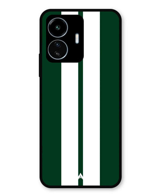 Stripe Pattern 11 Metal Back Cover Phone Case for Vivo Y77