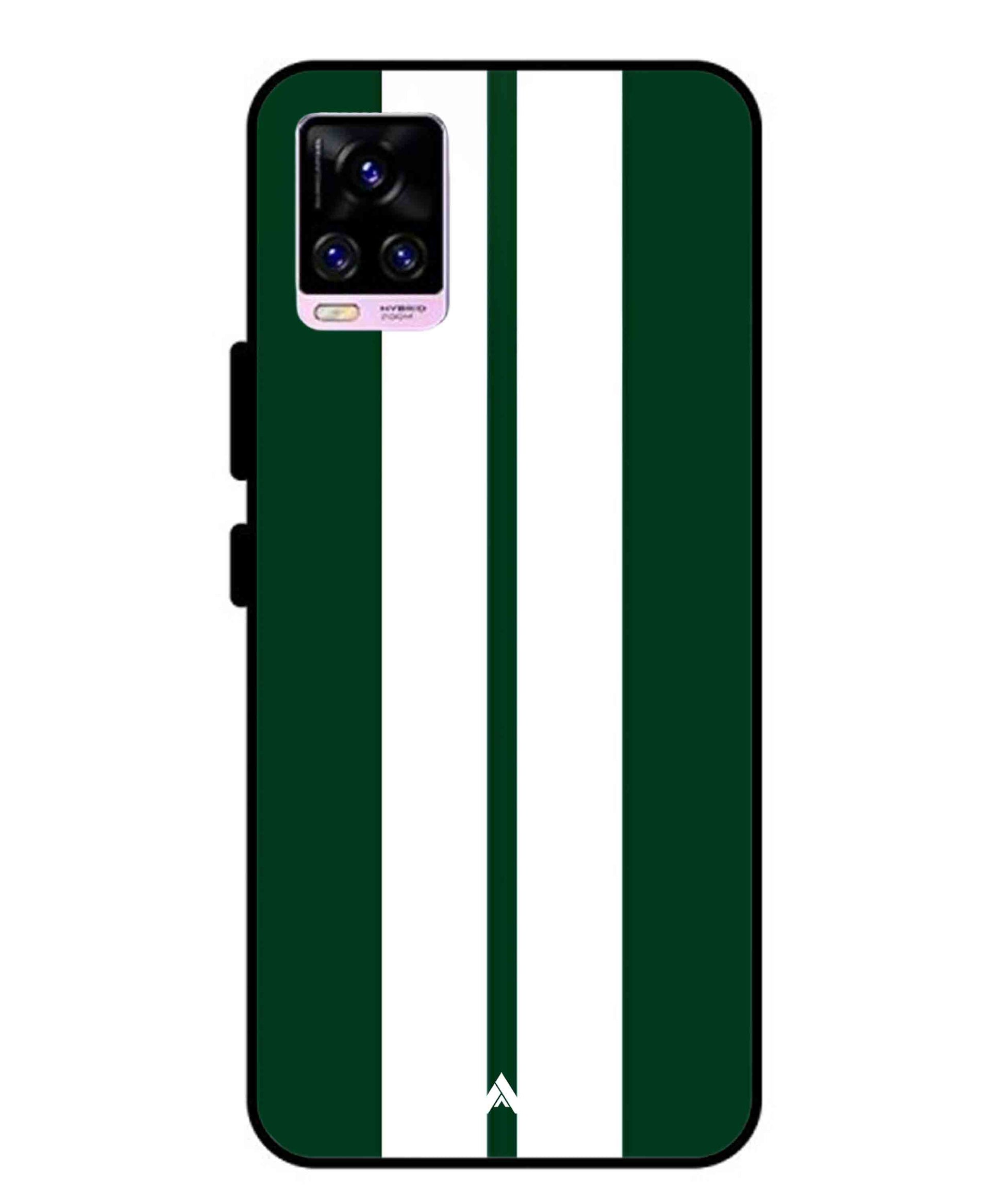 Stripe Pattern 11 Metal Back Cover Phone Case for Vivo v20 Pro