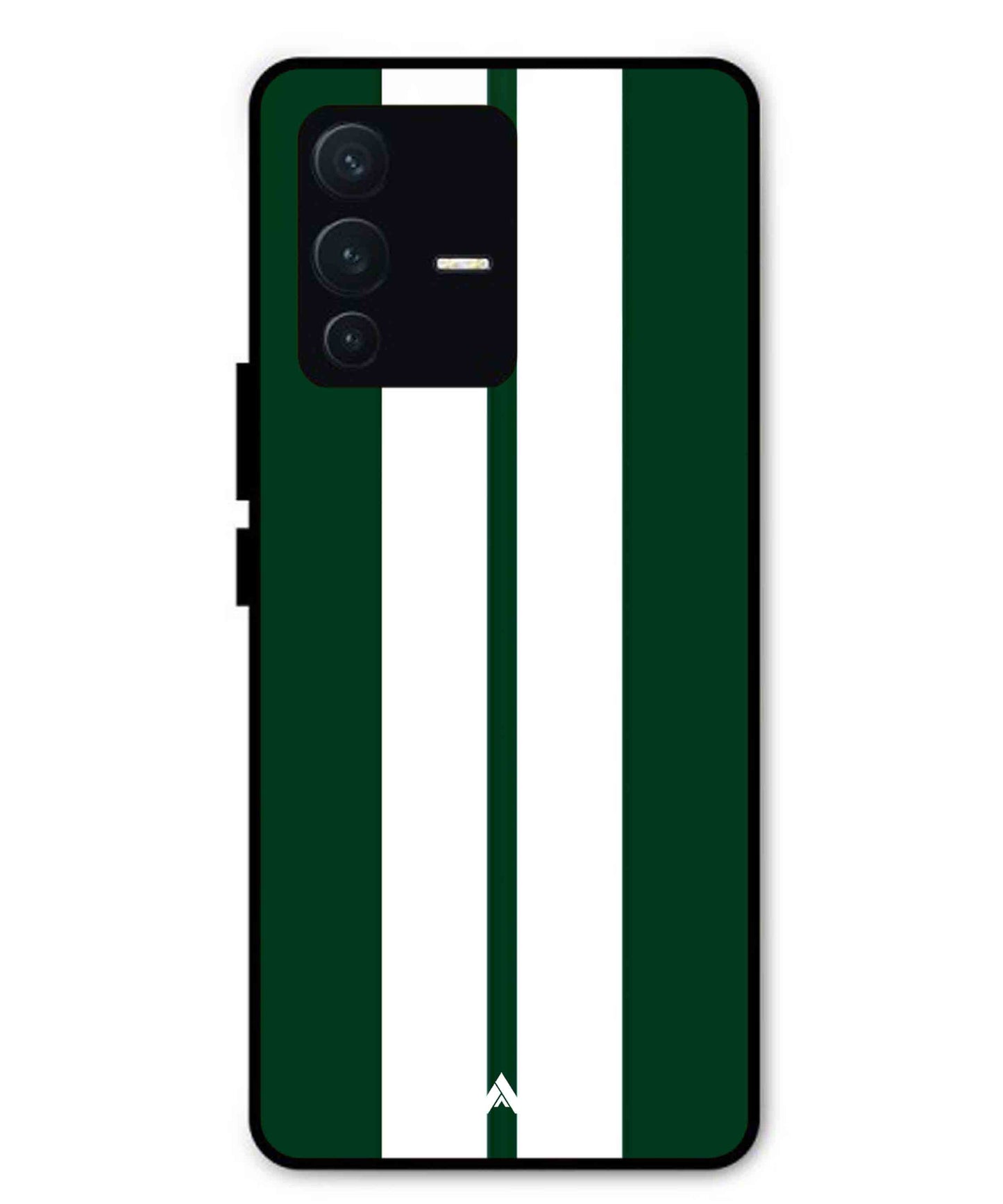 Stripe Pattern 11 Metal Back Cover Phone Case for Vivo v23 Pro