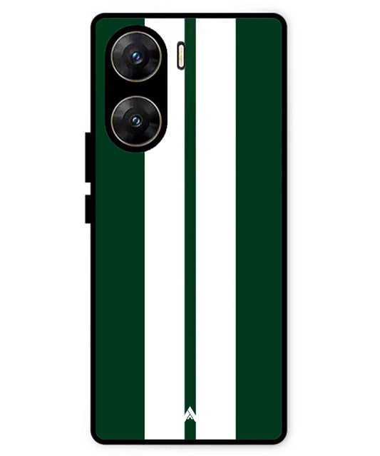 Stripe Pattern 11 Metal Back Cover Phone Case for Vivo v29e