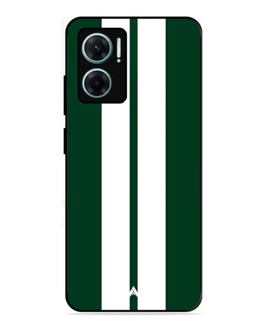 Stripe Pattern 11 Metal Back Cover Phone Case for Xiaomi Redmi 11 Prime 5G