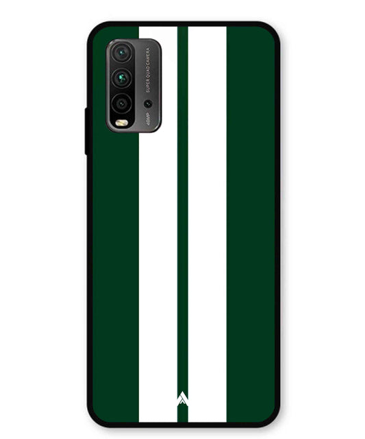 Stripe Pattern 11 Metal Back Cover Phone Case for Xiaomi Redmi 9 Power