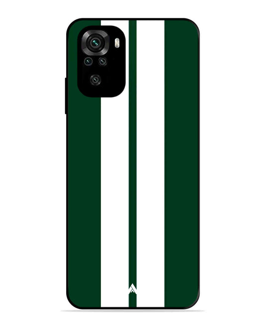Stripe Pattern 11 Metal Back Cover Phone Case for Xiaomi Redmi Note 10