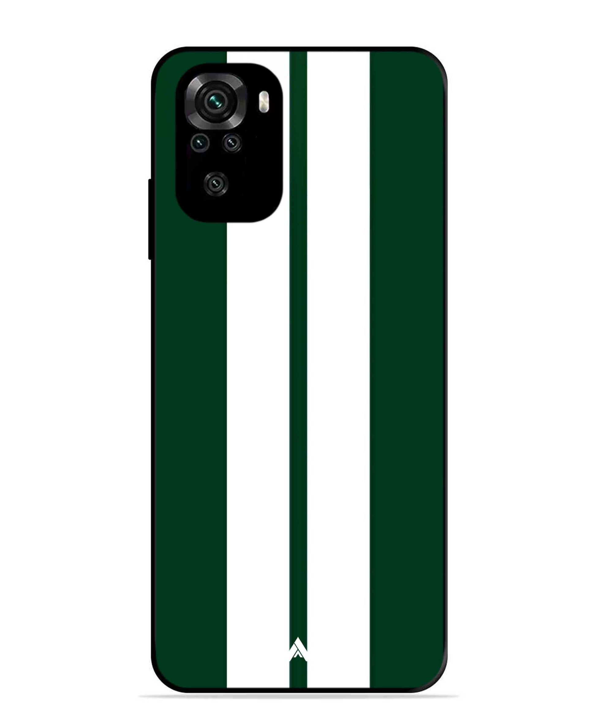 Stripe Pattern 11 Metal Back Cover Phone Case for Xiaomi Redmi Note 11SE