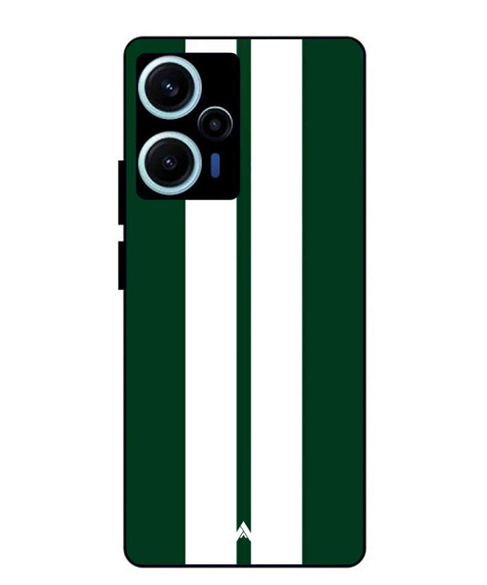 Stripe Pattern 11 Metal Back Cover Phone Case for Xiaomi Redmi Note 12 Turbo