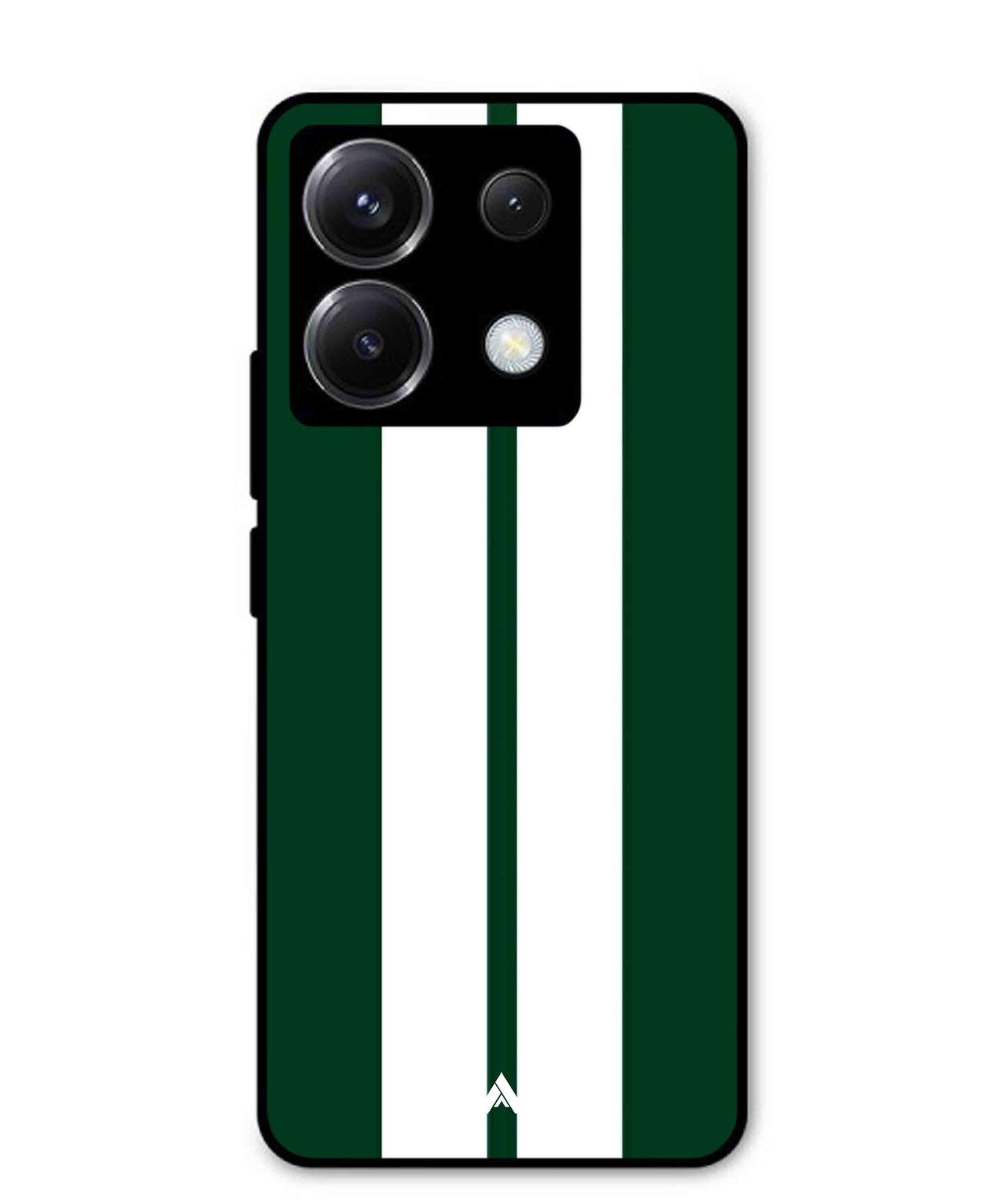 Stripe Pattern 11 Metal Back Cover Phone Case for Xiaomi Redmi Note 13 Pro