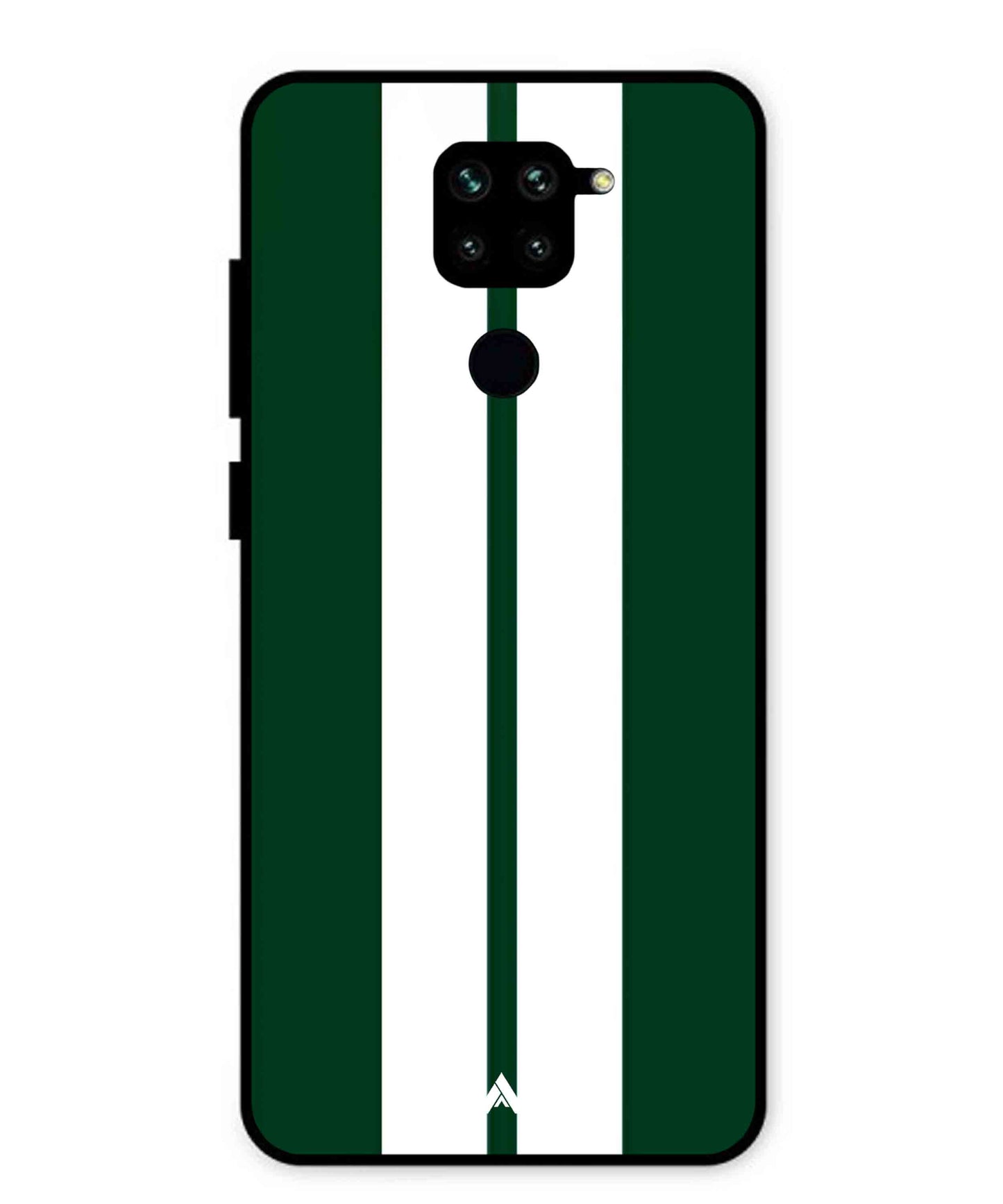 Stripe Pattern 11 Metal Back Cover Phone Case for Xiaomi Redmi Note 9