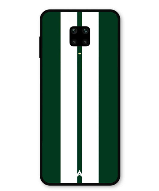 Stripe Pattern 11 Metal Back Cover Phone Case for Xiaomi Redmi Note 9 Pro Max