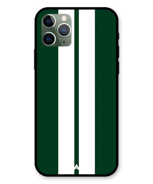 Stripe Pattern 11 Metal Back Cover Phone Case for iPhone 11 Pro