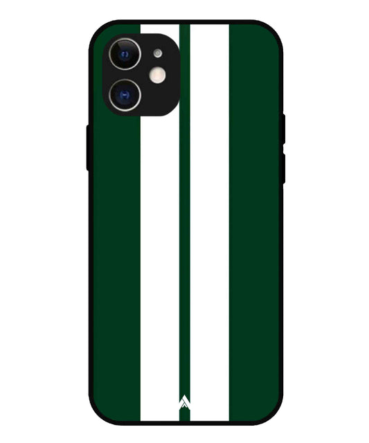 Stripe Pattern 11 Metal Back Cover Phone Case for iPhone 12