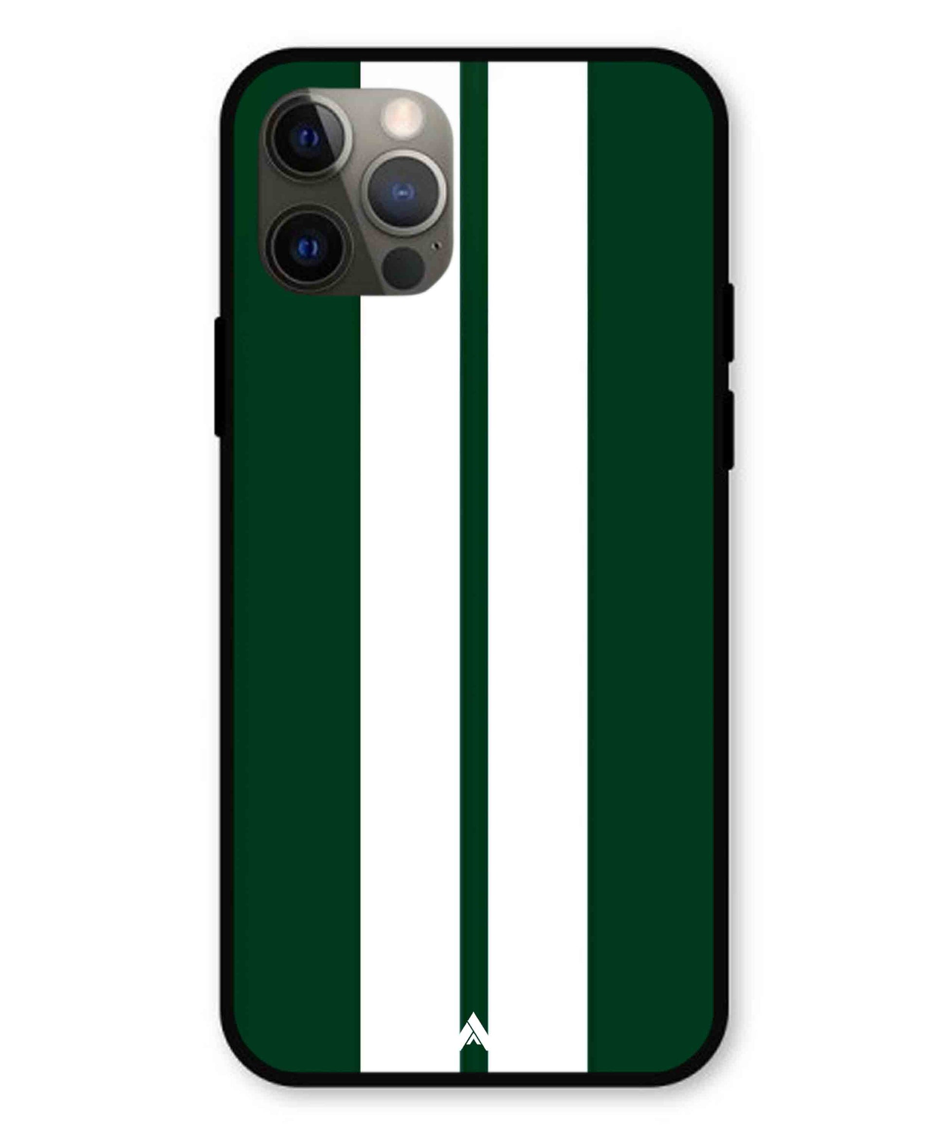 Stripe Pattern 11 Metal Back Cover Phone Case for iPhone 12 Pro