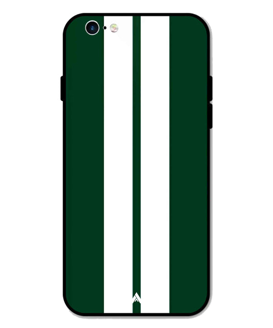 Stripe Pattern 11 Metal Back Cover Phone Case for iPhone 6 Plus