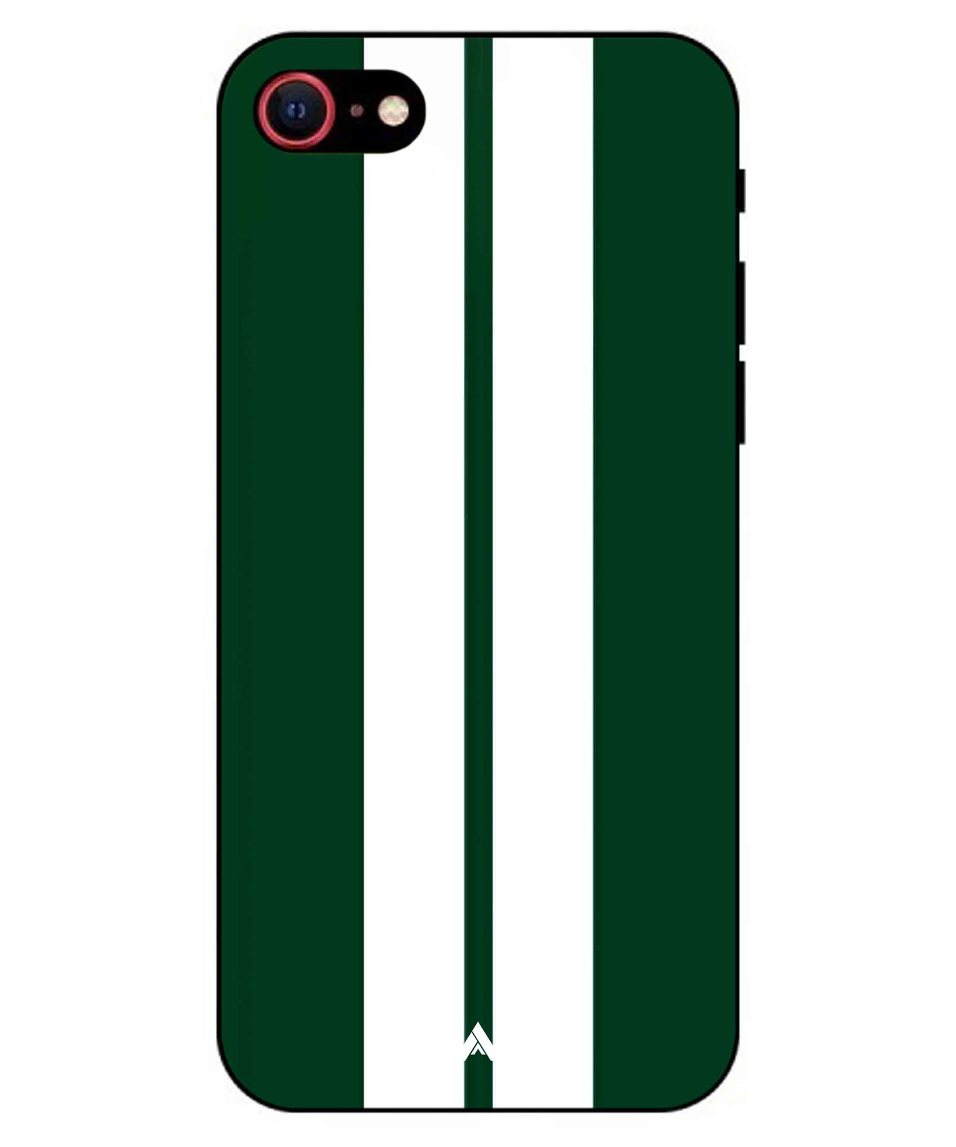 Stripe Pattern 11 Metal Back Cover Phone Case for iPhone 8