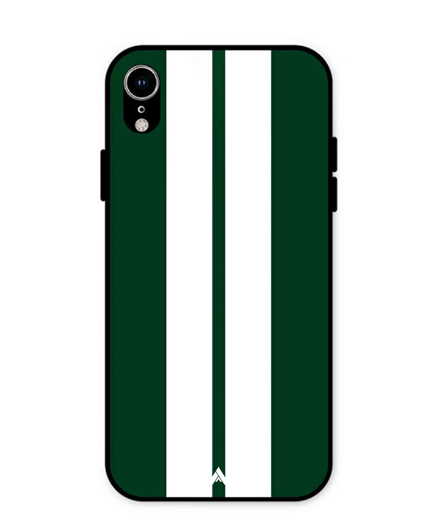 Stripe Pattern 11 Metal Back Cover Phone Case for iPhone Xr