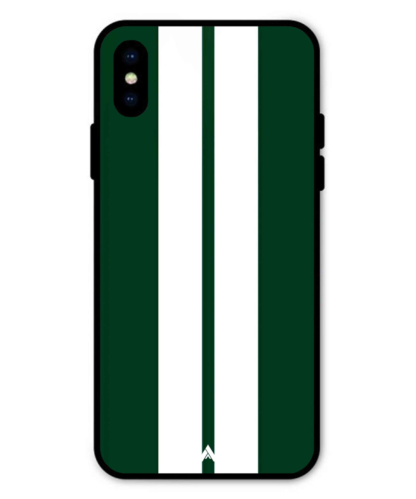 Stripe Pattern 11 Metal Back Cover Phone Case for iPhone Xs