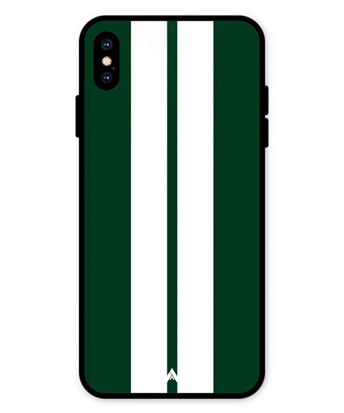 Stripe Pattern 11 Metal Back Cover Phone Case for iPhone Xs Max