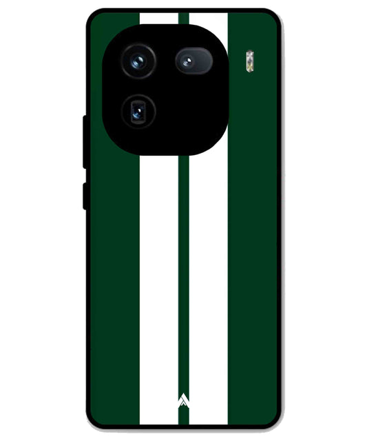 Stripe Pattern 11 Metal Back Cover Phone Case for iQOO 12
