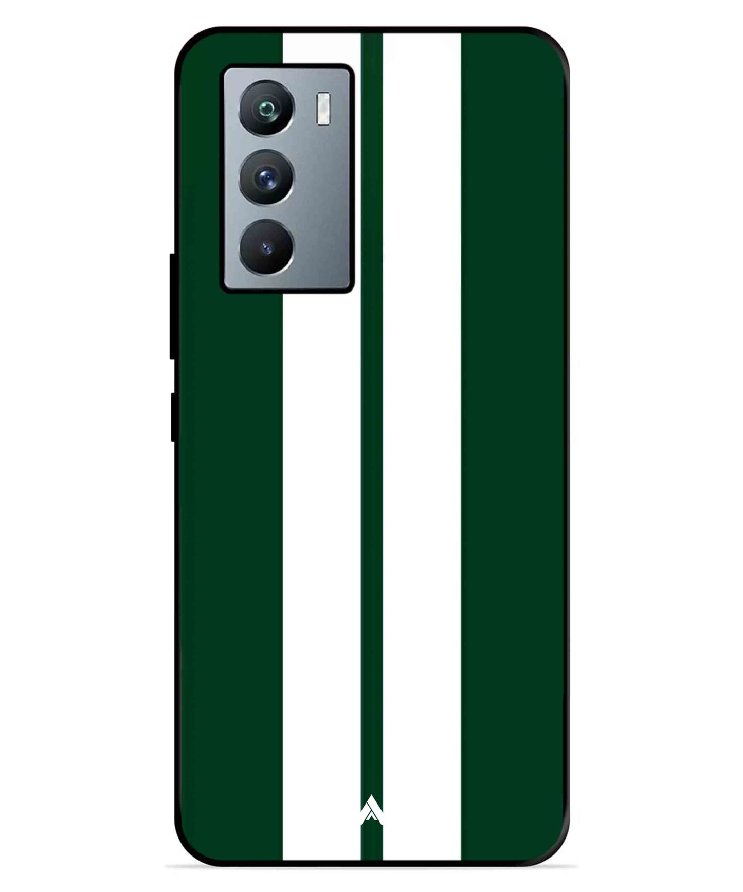 Stripe Pattern 11 Metal Back Cover Phone Case for iQOO Neo 5s