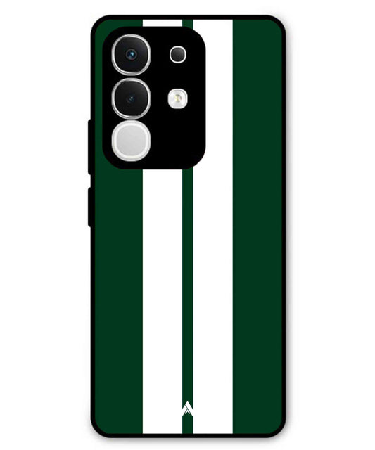 Stripe Pattern 11 Metal Back Cover Phone Case for iQOO Z10x