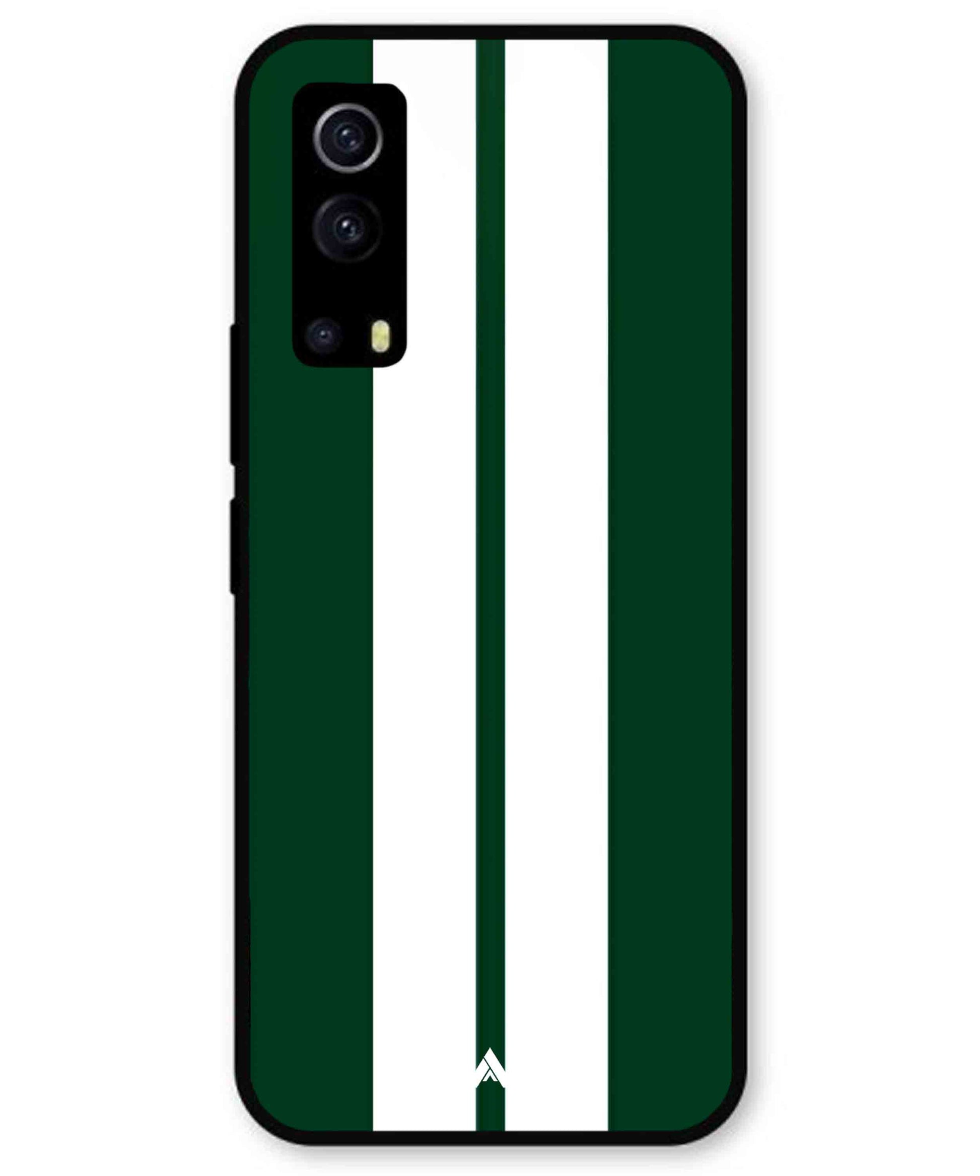 Stripe Pattern 11 Metal Back Cover Phone Case for iQOO Z3