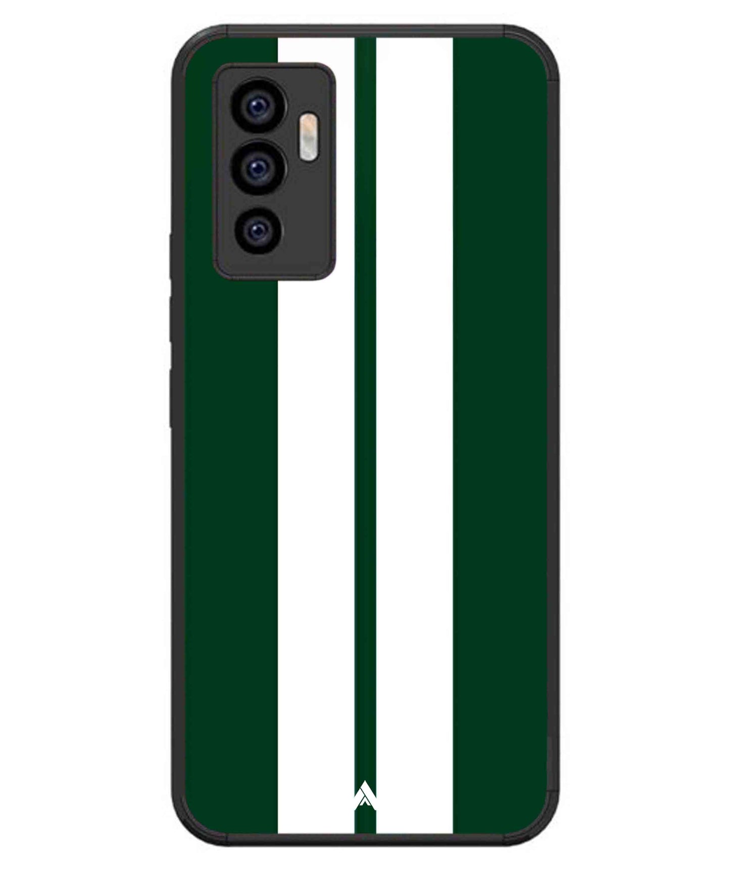Stripe Pattern 11 Metal Back Cover Phone Case for iQOO Z6