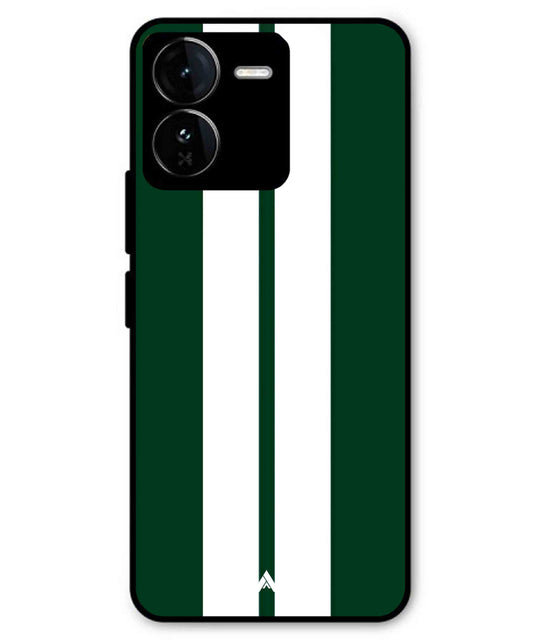 Stripe Pattern 11 Metal Back Cover Phone Case for iQOO Z9
