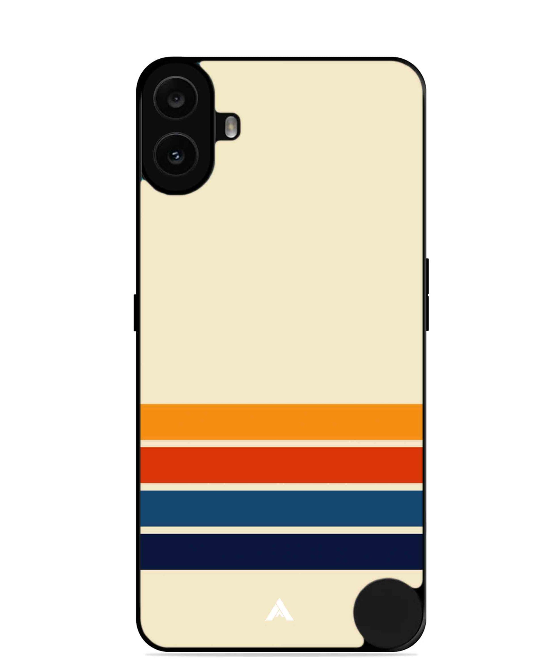 Stripe Pattern 12 Metal Back Cover Phone Case for Nothing CMF Phone 1