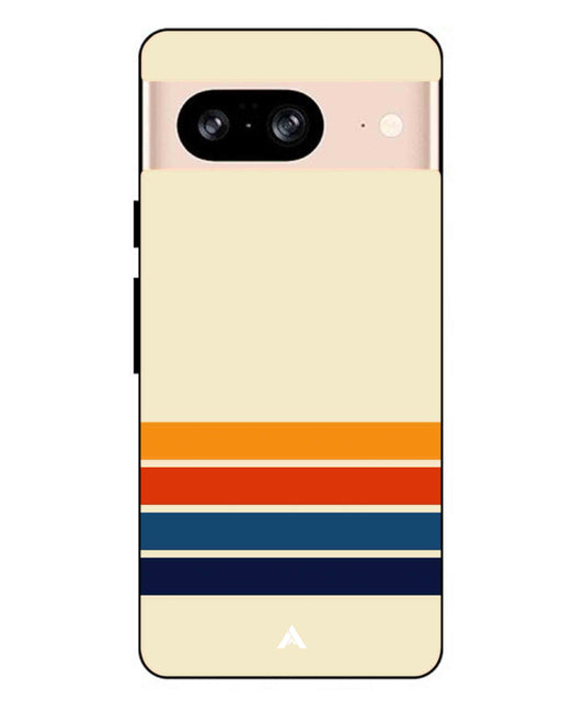 Stripe Pattern 12 Metal Back Cover Phone Case for Pixel 8