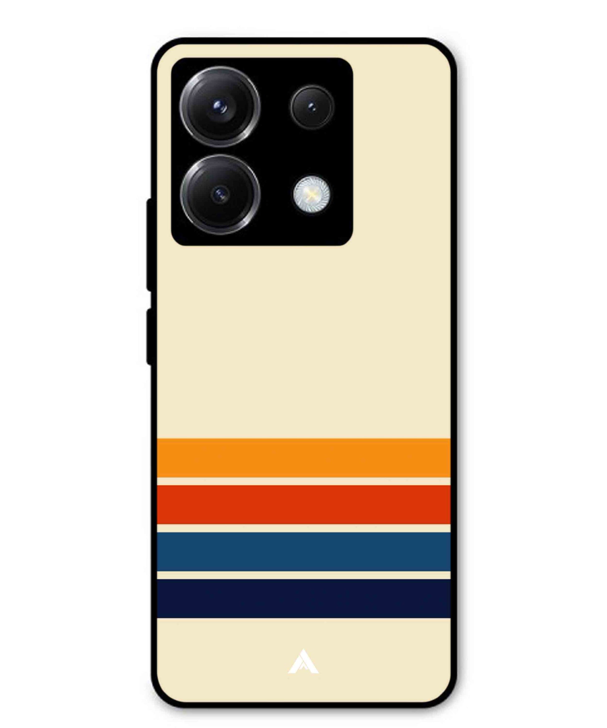 Stripe Pattern 12 Metal Back Cover Phone Case for Poco X6 7fd50baf-68d8-4d38-8c96-c0c0127c1c97