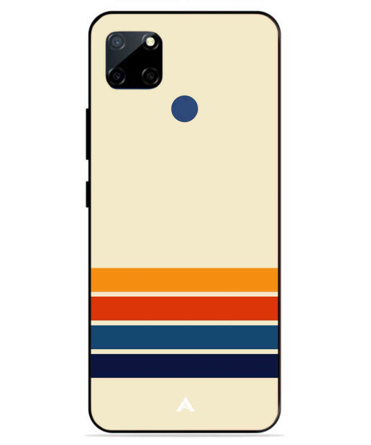 Stripe Pattern 12 Metal Back Cover Phone Case for Realme C23
