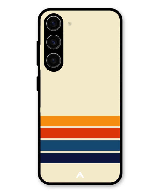 Stripe Pattern 12 Metal Back Cover Phone Case for Samsung Galaxy A36