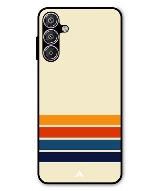 Stripe Pattern 12 Metal Back Cover Phone Case for Samsung Galaxy M16