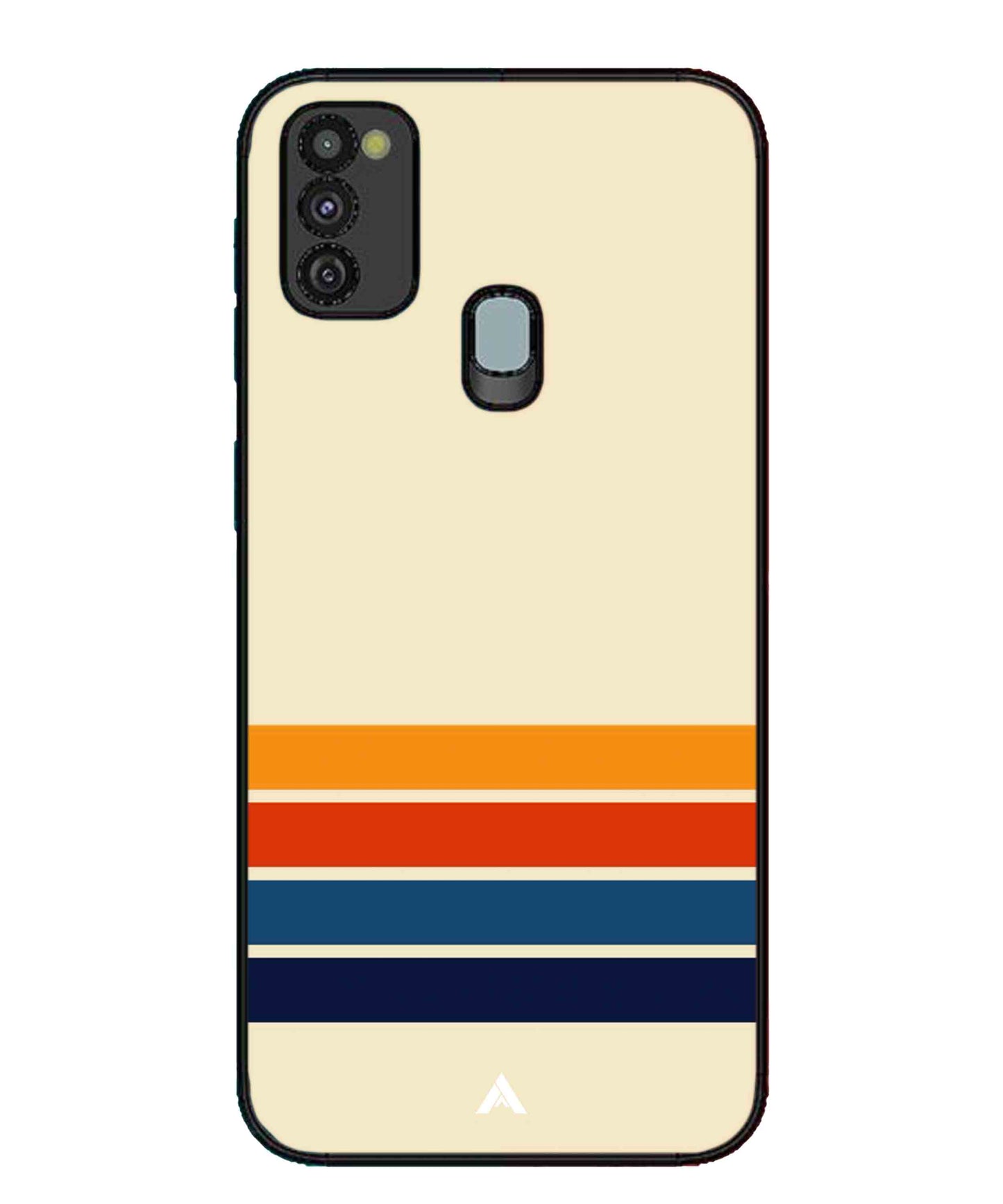 Stripe Pattern 12 Metal Back Cover Phone Case for Samsung Galaxy M30s