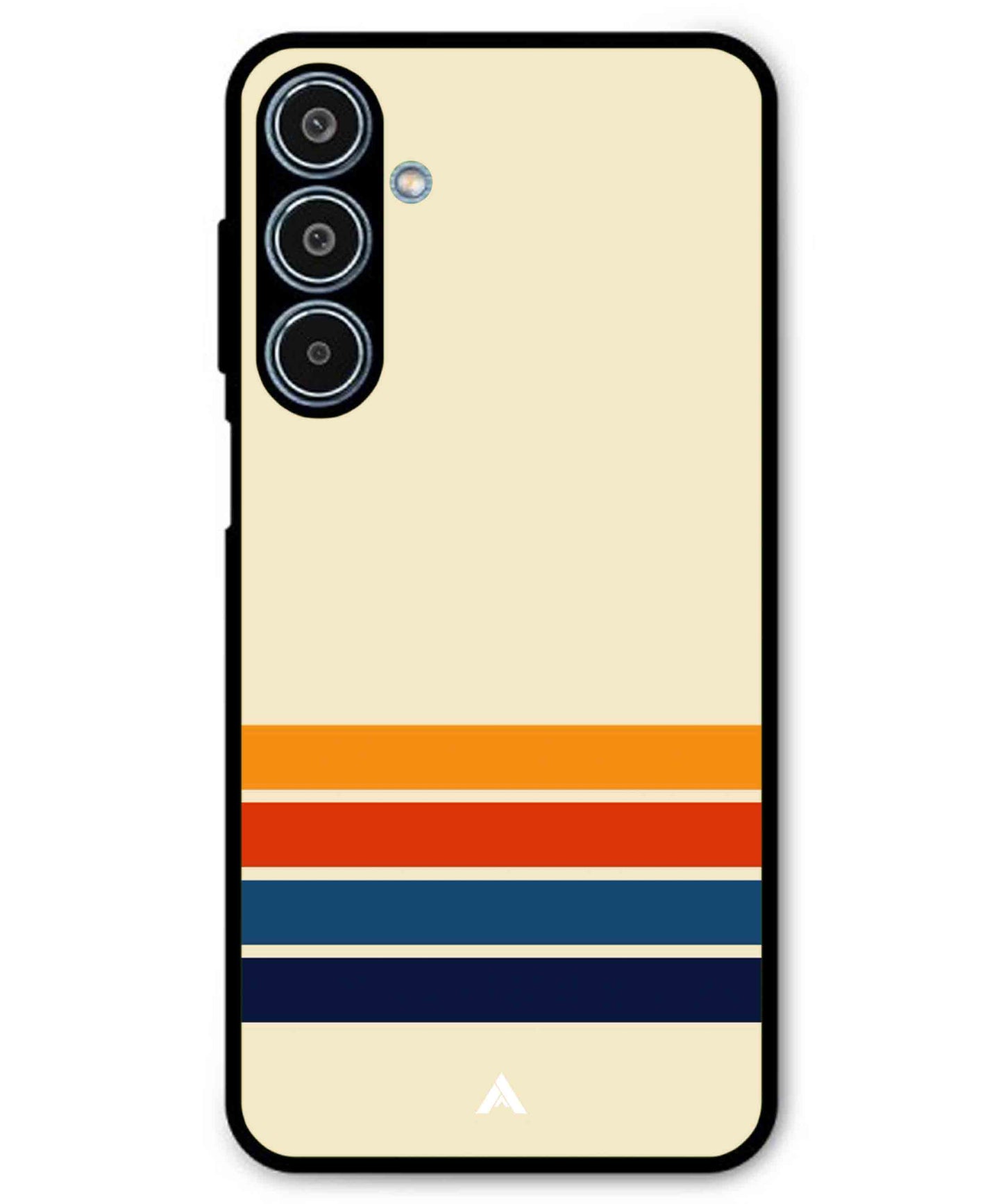 Stripe Pattern 12 Metal Back Cover Phone Case for Samsung Galaxy M35