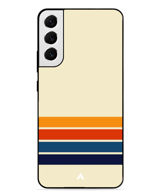 Stripe Pattern 12 Metal Back Cover Phone Case for Samsung Galaxy S21 Fe