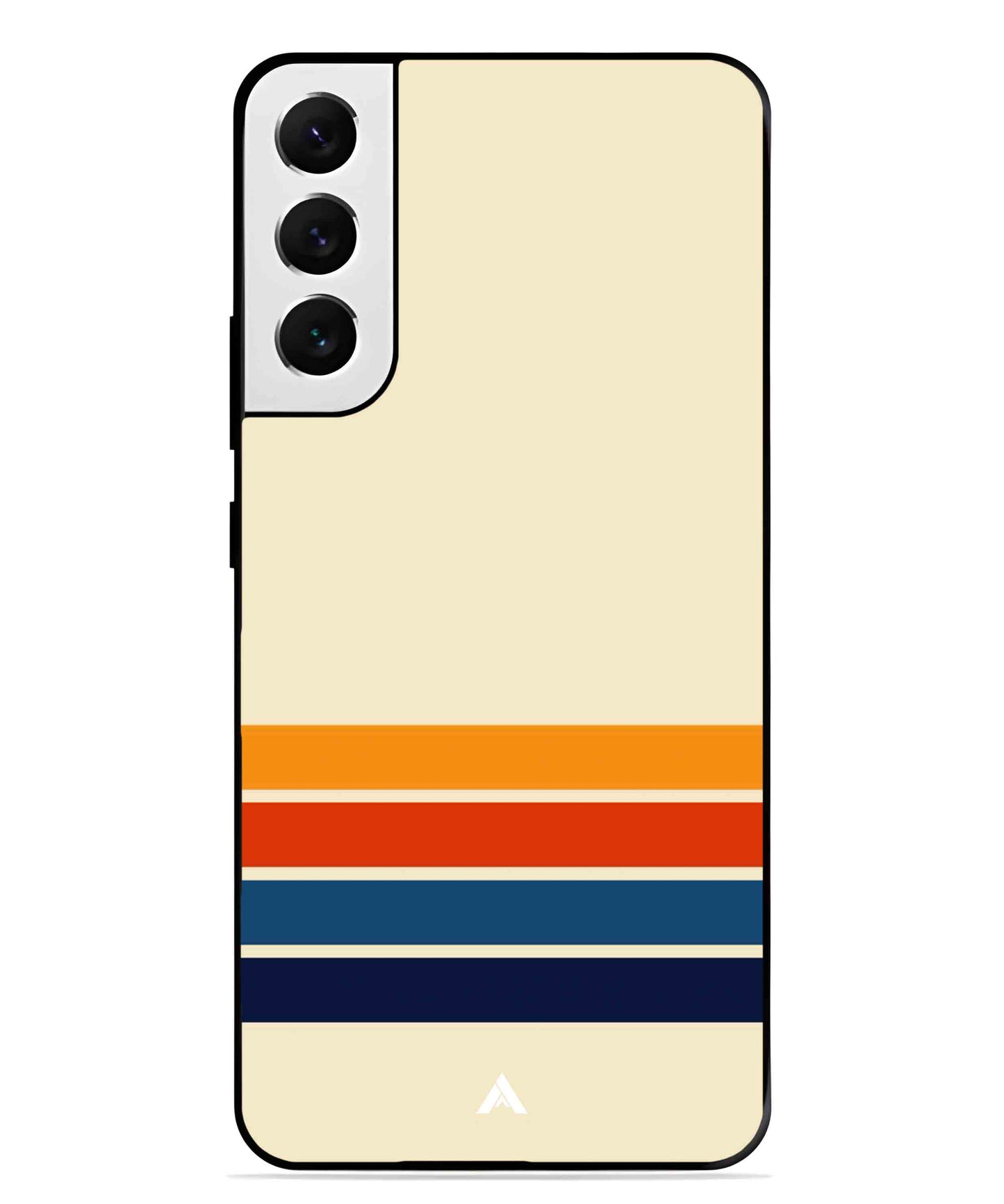 Stripe Pattern 12 Metal Back Cover Phone Case for Samsung Galaxy S21 Plus