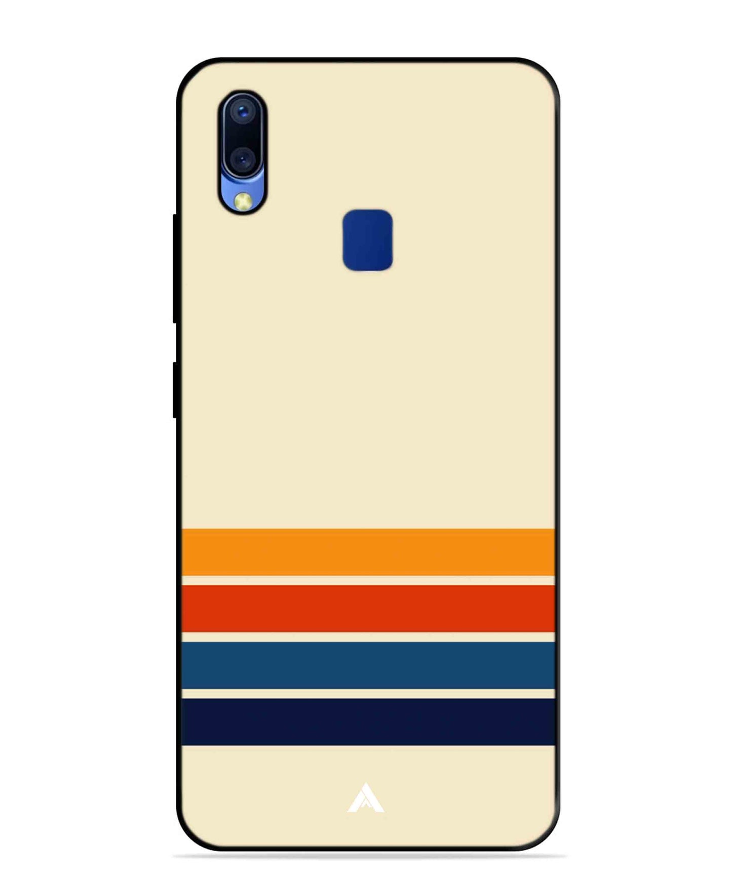 Stripe Pattern 12 Metal Back Cover Phone Case for Vivo Y95