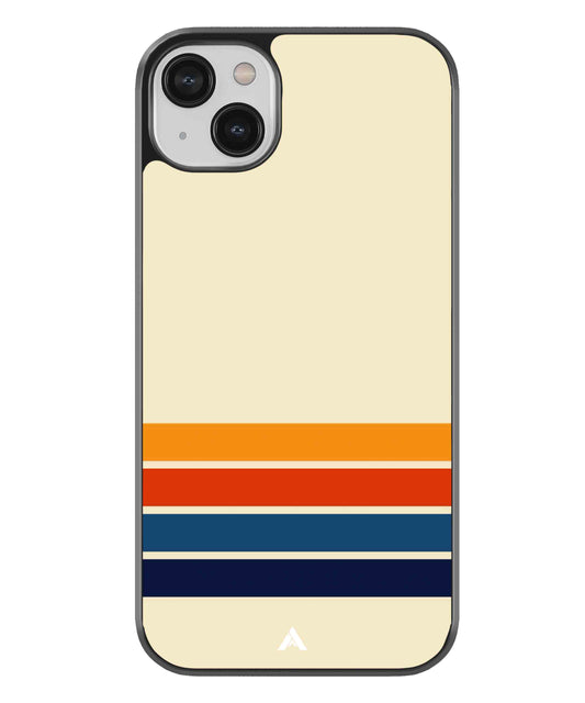 Stripe Pattern 12 Metal Back Cover Phone Case for iPhone 13
