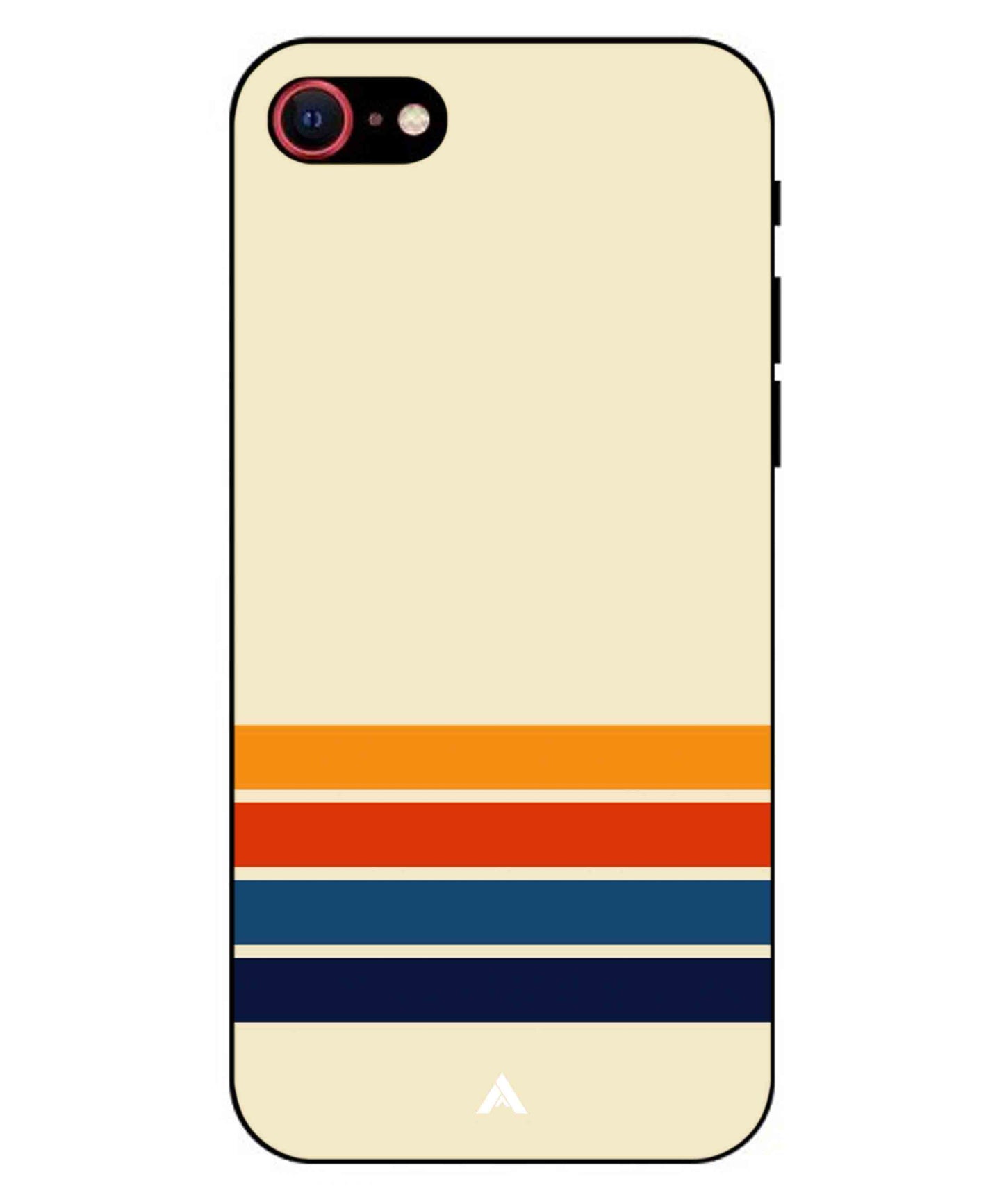 Stripe Pattern 12 Metal Back Cover Phone Case for iPhone 7