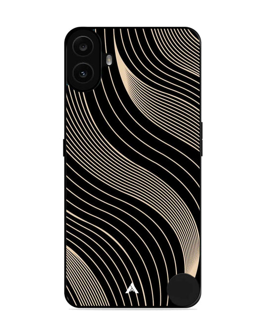 Stripe Pattern 13 Metal Back Cover Phone Case for Nothing CMF Phone 1