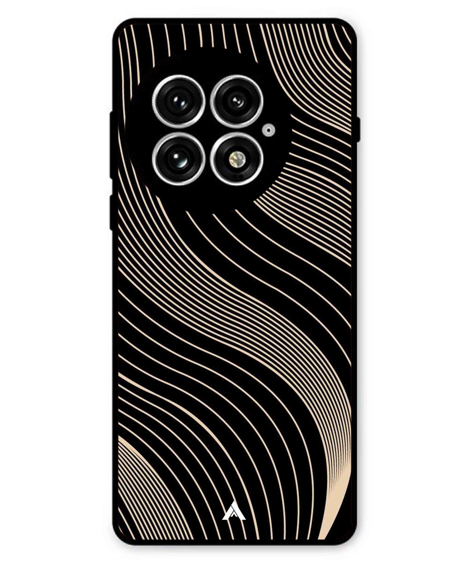 Stripe Pattern 13 Metal Back Cover Phone Case for Oneplus 13