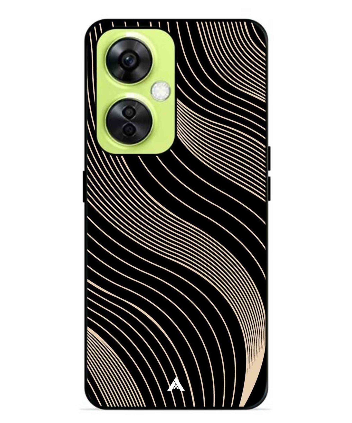 Stripe Pattern 13 Metal Back Cover Phone Case for Oneplus Nord CE 3 Lite