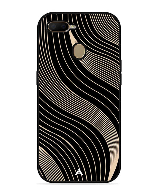Stripe Pattern 13 Metal Back Cover Phone Case for Oppo A11K