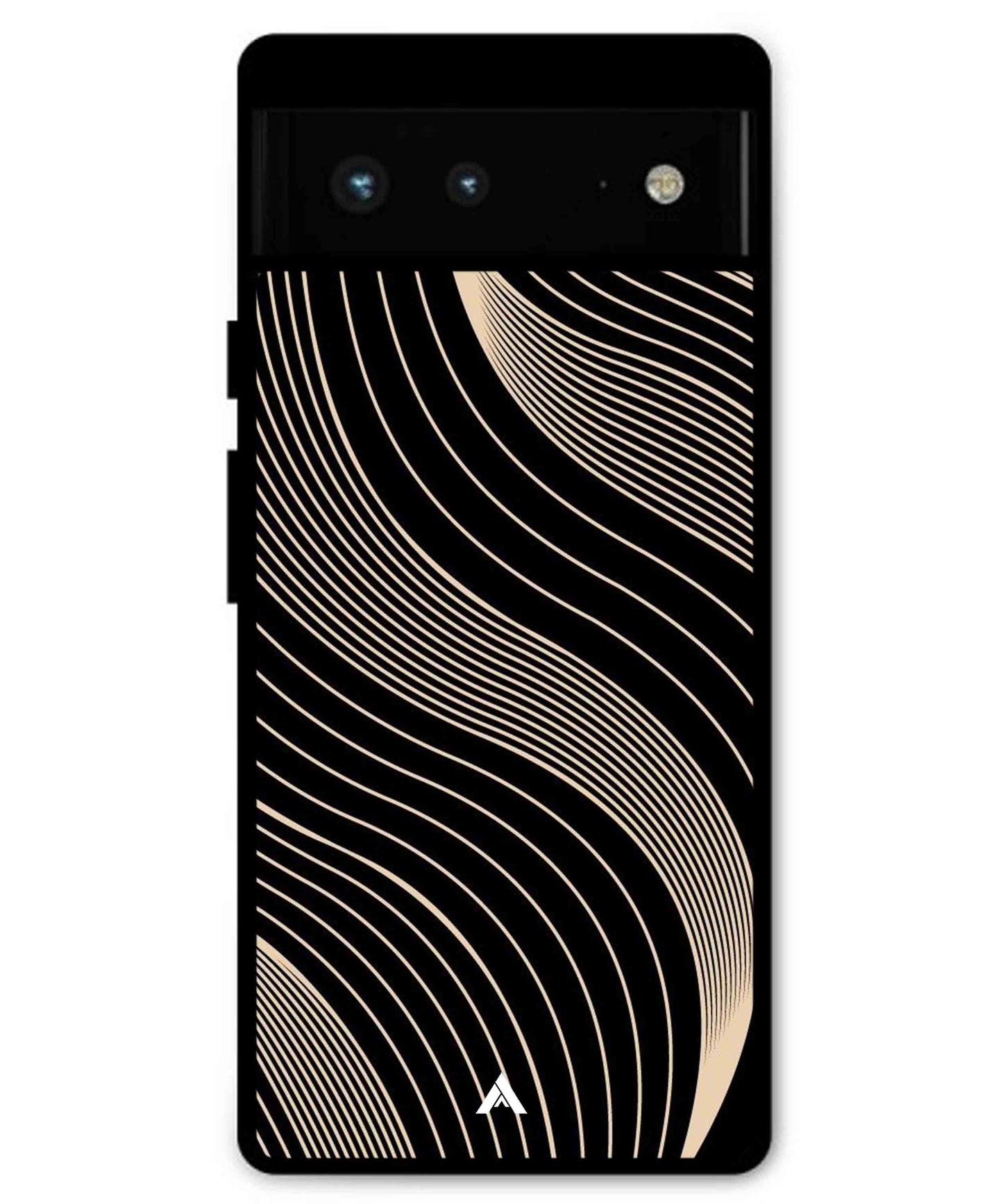 Stripe Pattern 13 Metal Back Cover Phone Case for Pixel 6