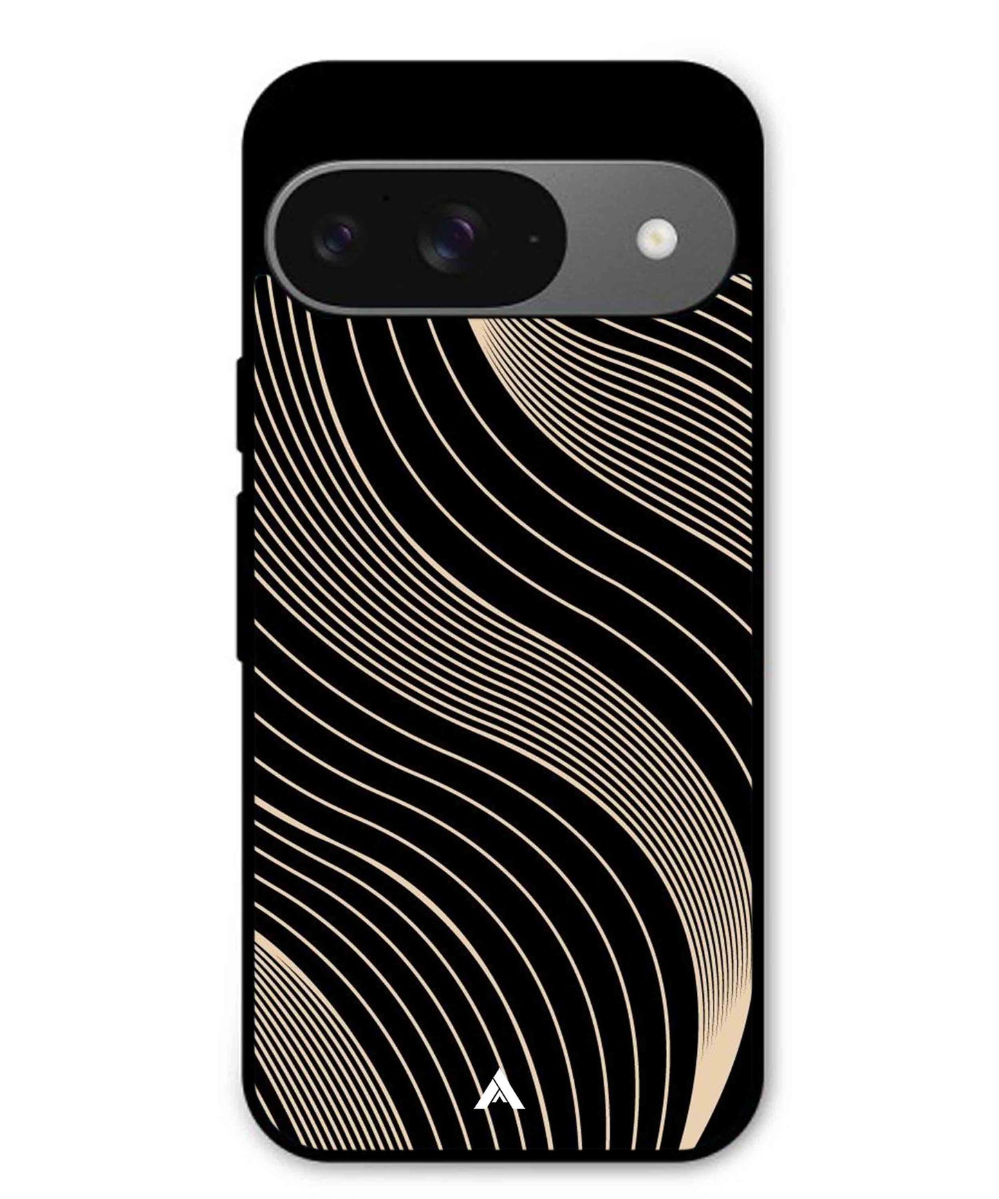Stripe Pattern 13 Metal Back Cover Phone Case for Pixel 9