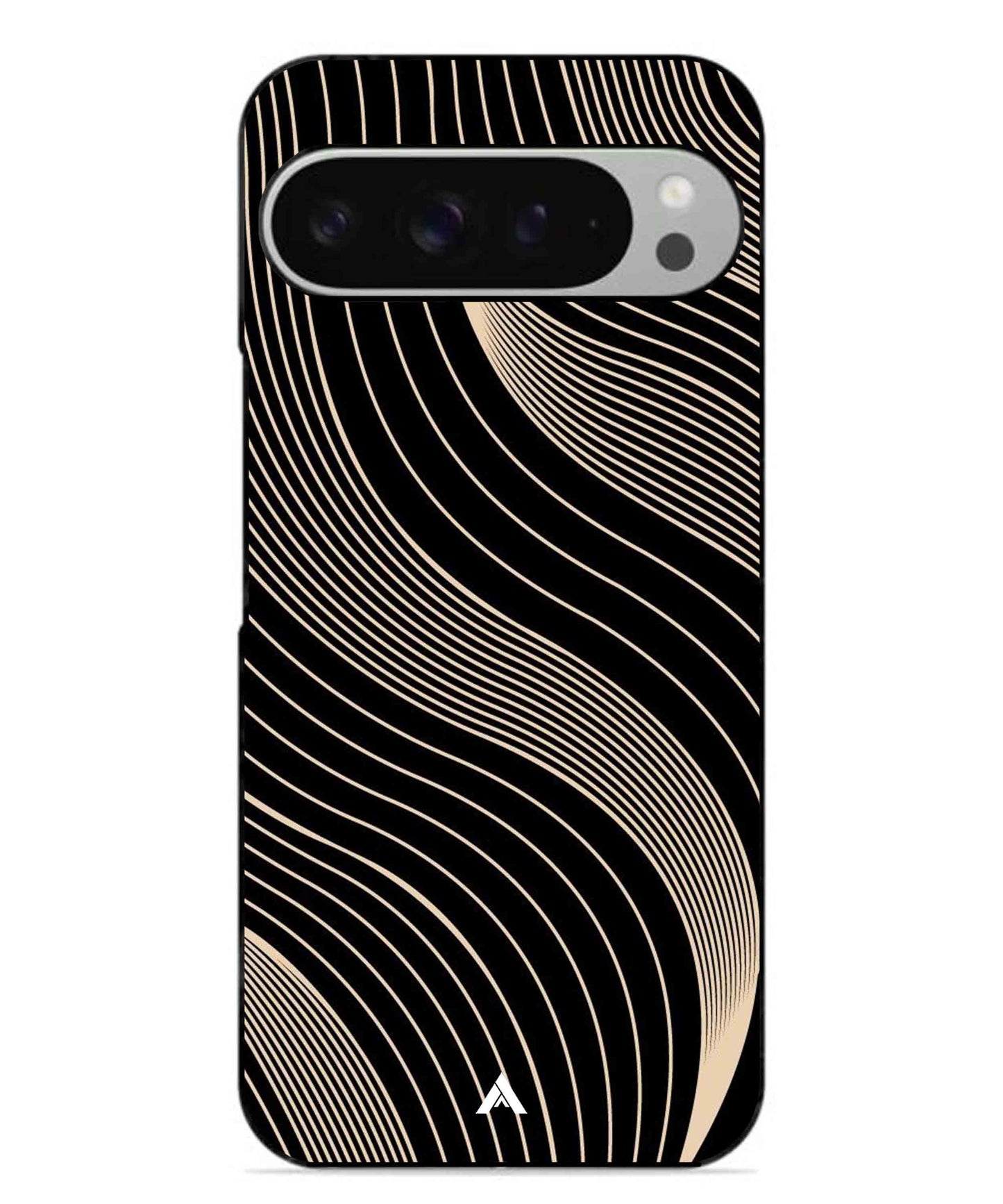 Stripe Pattern 13 Metal Back Cover Phone Case for Pixel 9 Pro