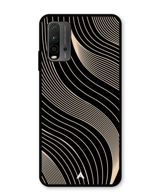 Stripe Pattern 13 Metal Back Cover Phone Case for Poco M3