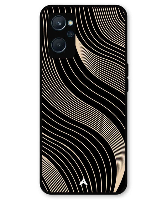 Stripe Pattern 13 Metal Back Cover Phone Case for Realme 10