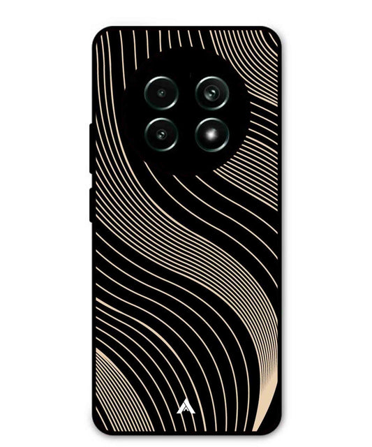 Stripe Pattern 13 Metal Back Cover Phone Case for Realme 13 Pro Plus