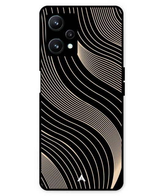 Stripe Pattern 13 Metal Back Cover Phone Case for Realme 9 SE